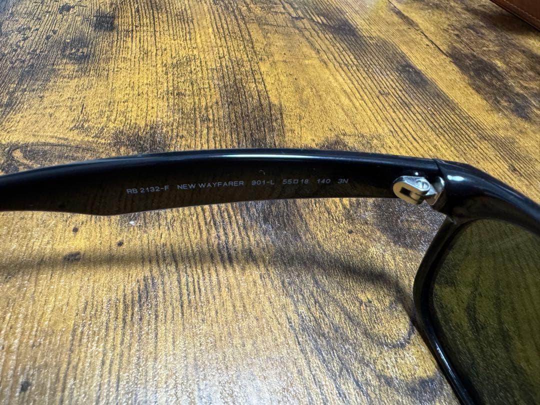 【定番】最安美品Ray-BanレイバンNew Wayfarer RB2132-F