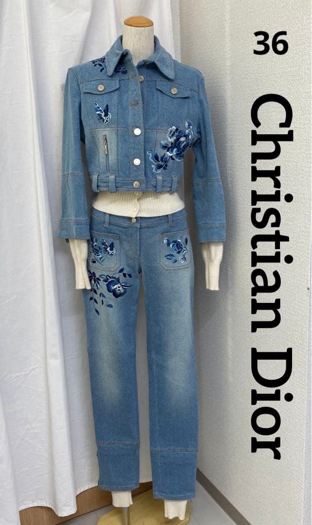 クリスチャンディオール ガリアーノ期 Gジャン デニム セットアップ