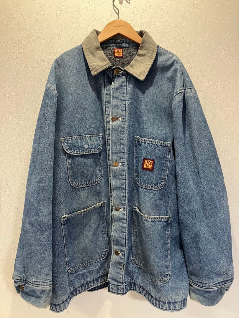 り*と様 BIG BEN デニムカバーオール ジャケット ブランケットライナー