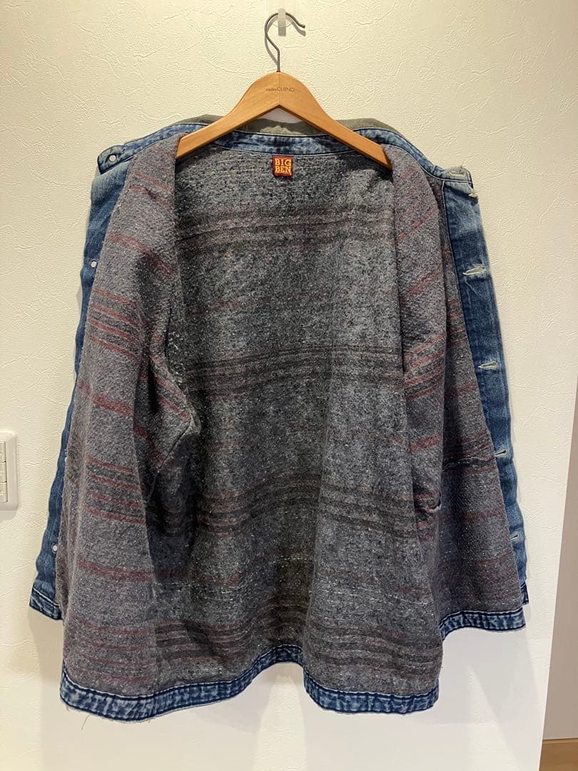 り*と様 BIG BEN デニムカバーオール ジャケット ブランケットライナー