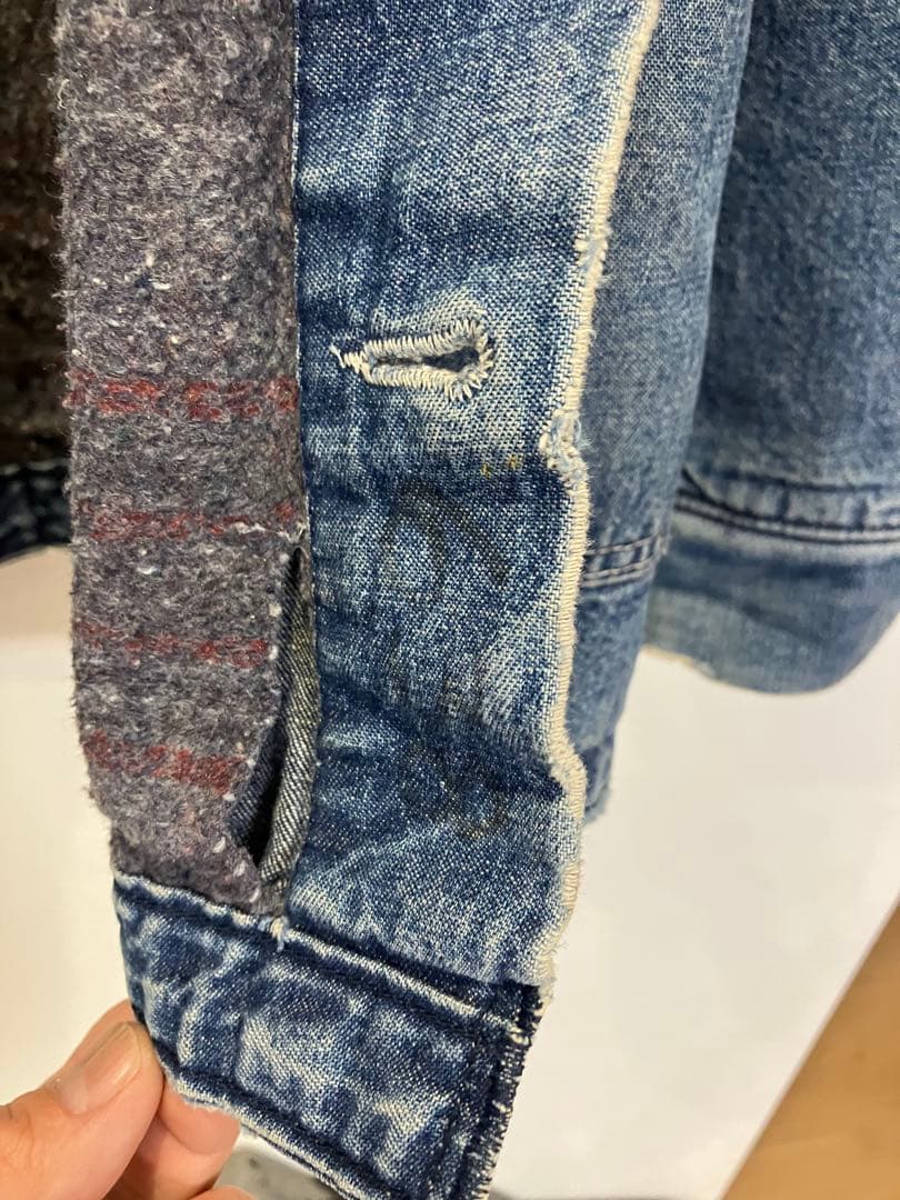 り*と様 BIG BEN デニムカバーオール ジャケット ブランケットライナー