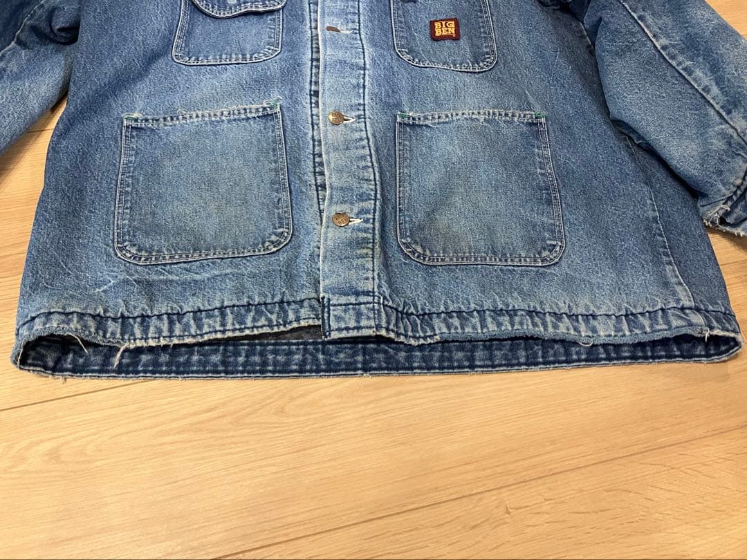 り*と様 BIG BEN デニムカバーオール ジャケット ブランケットライナー