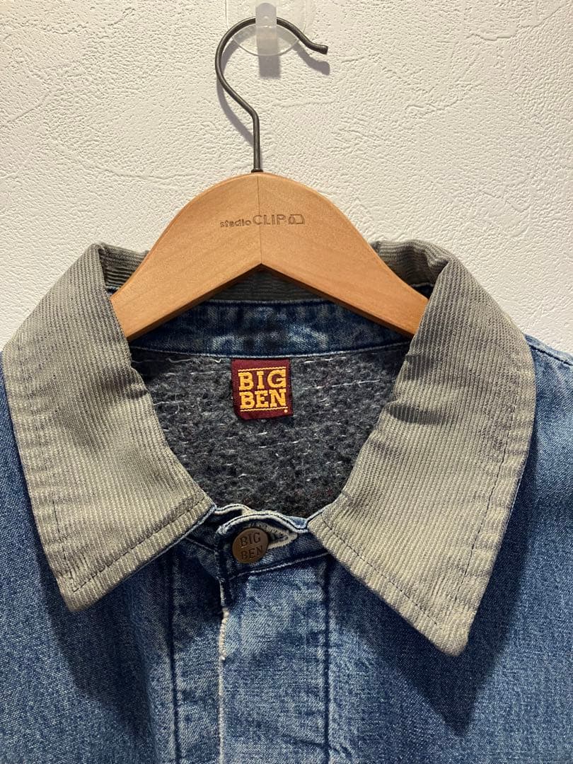 り*と様 BIG BEN デニムカバーオール ジャケット ブランケットライナー