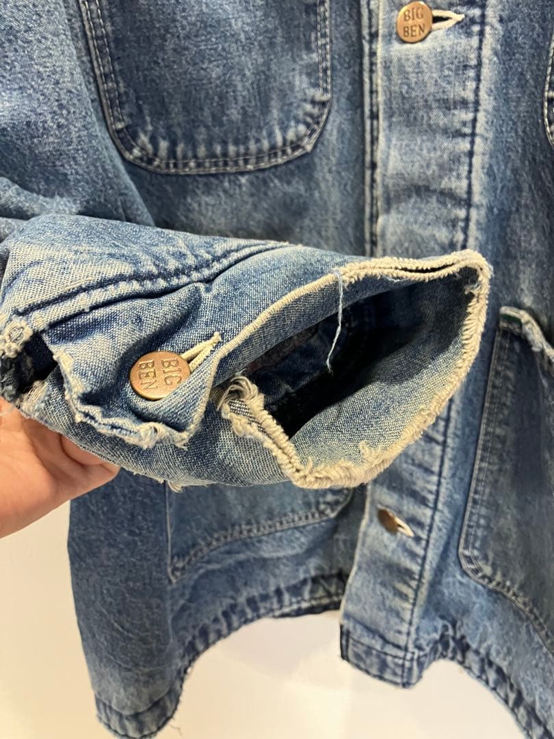 り*と様 BIG BEN デニムカバーオール ジャケット ブランケットライナー