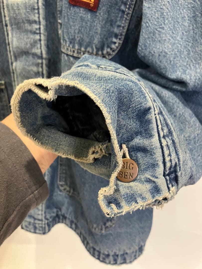 り*と様 BIG BEN デニムカバーオール ジャケット ブランケットライナー