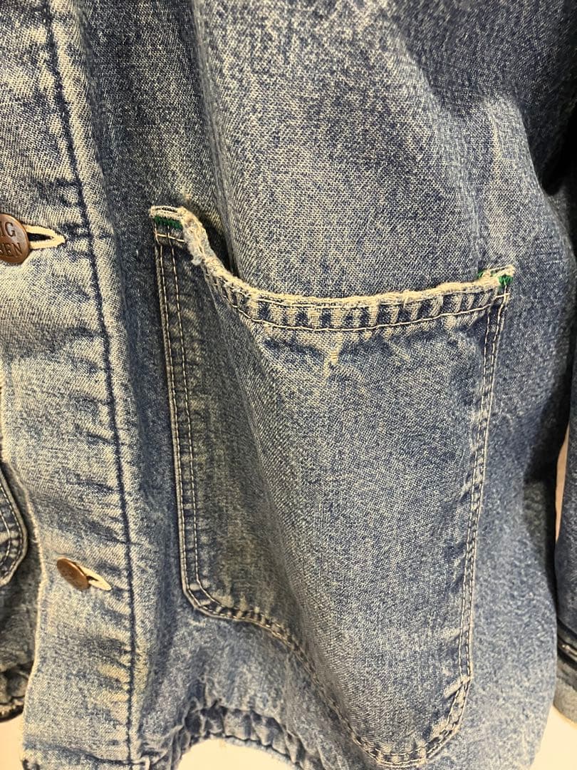 り*と様 BIG BEN デニムカバーオール ジャケット ブランケットライナー