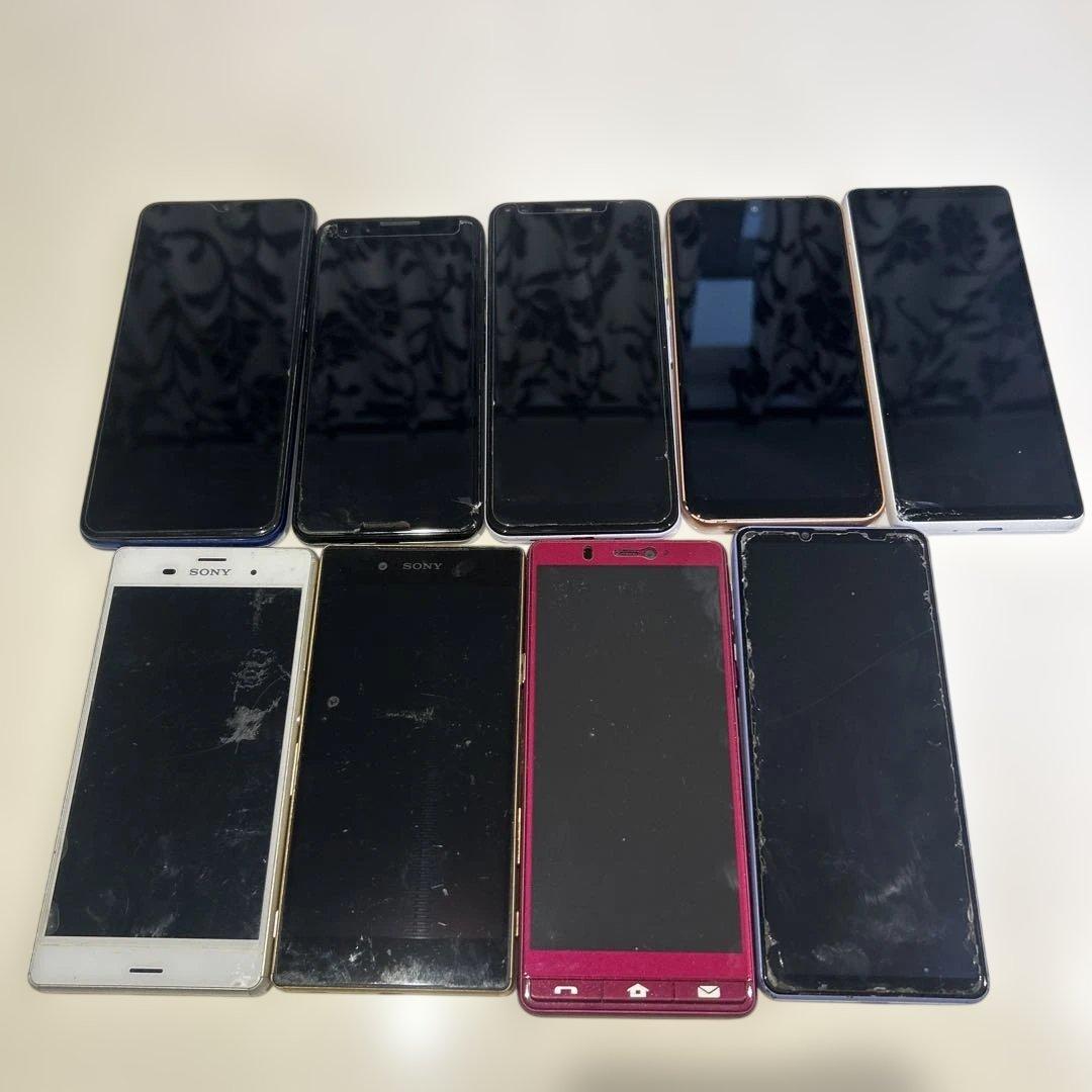 Android 9台ジャンク