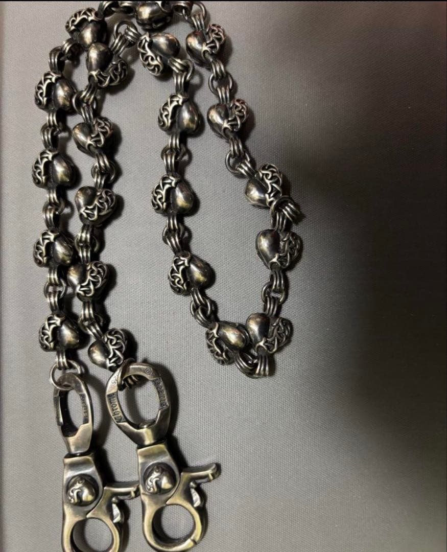 H*i様 ハートウォレットチェーン ９２５シルバー刻印