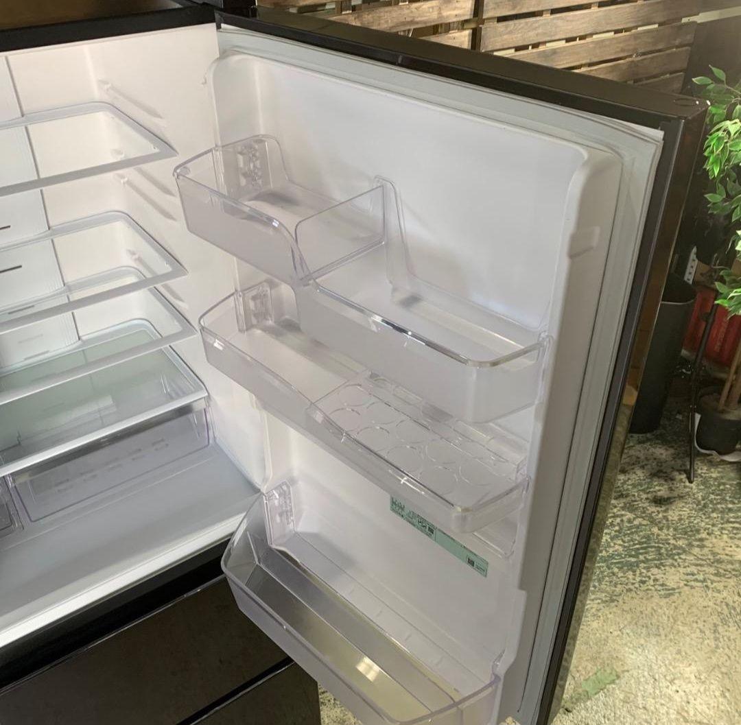 G061\" HITACHI 3ドア 375L 冷蔵庫 R-V38KV (K)