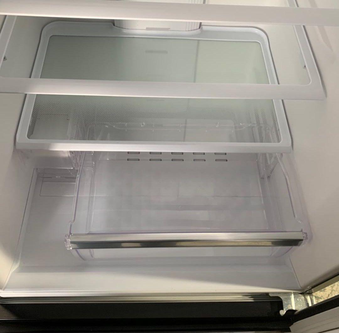 G061\" HITACHI 3ドア 375L 冷蔵庫 R-V38KV (K)