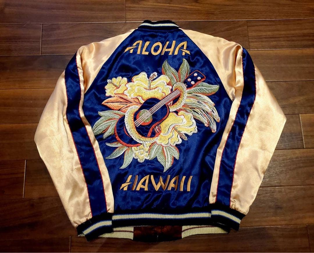 東洋エンターブライズ クローバーリーフ スカジャン アロハ ウクレレ ハワイ