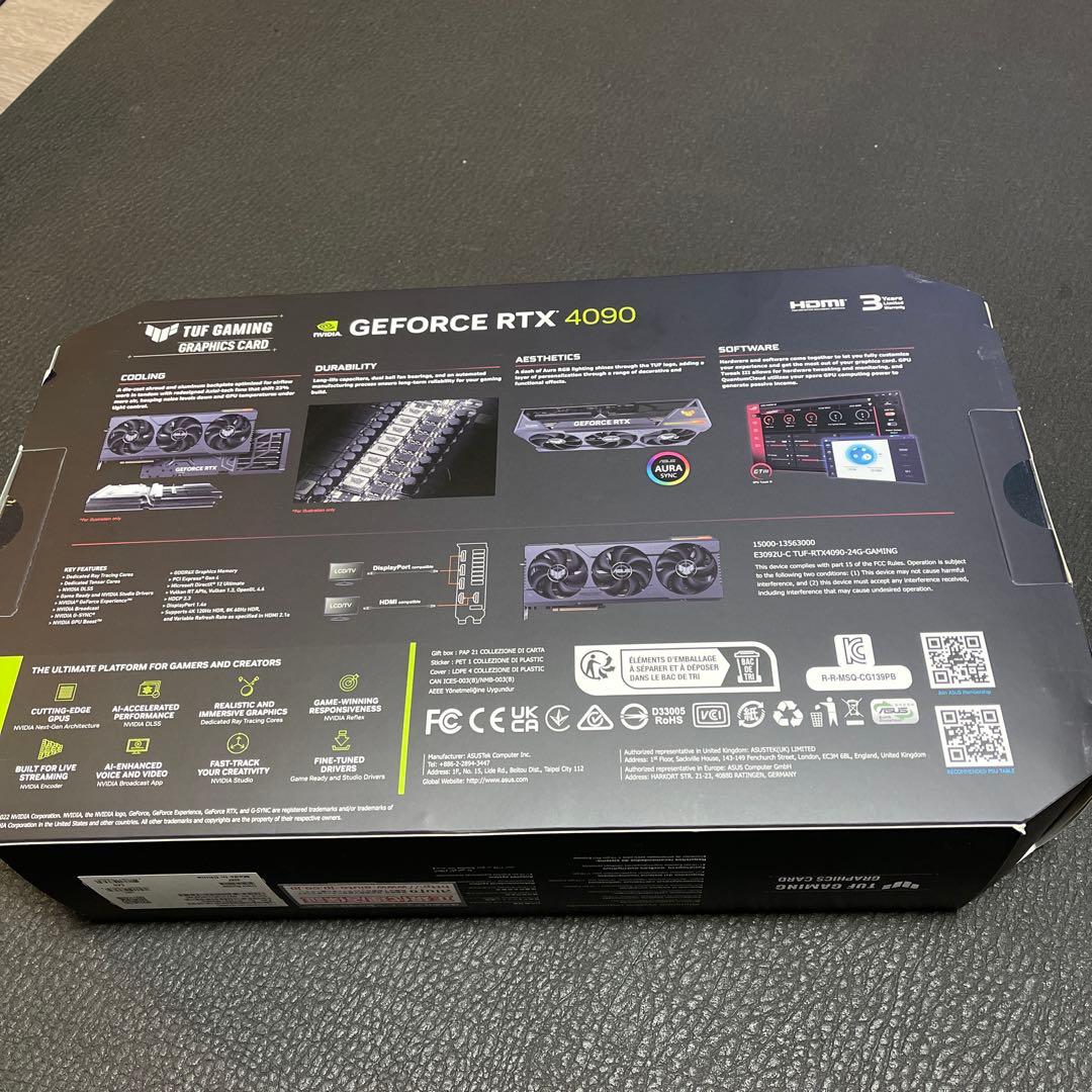 グラフィックボード・グラボ・ビデオカード ASUS TUF Gaming RTX4090 OC Edition 24GB