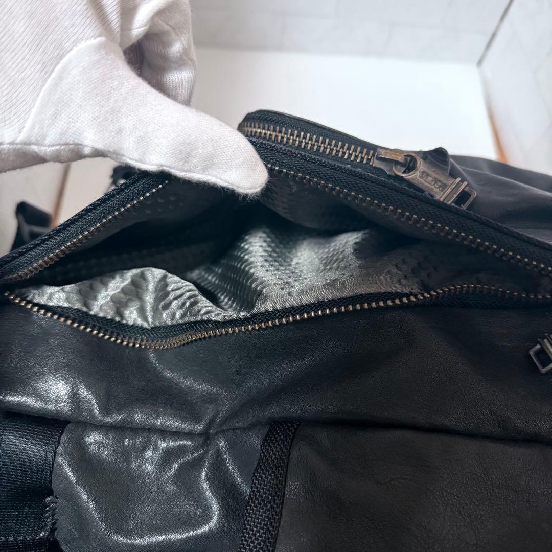 希少 トゥミ アルファブラボー ルジュヌ リュック オールレザー ブラック