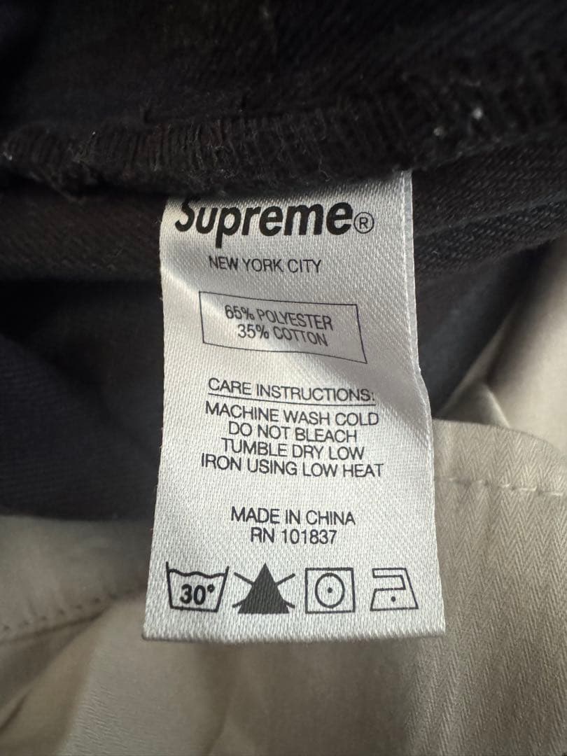 SUPREME WORK CHINO 36 ブラックウォッチ