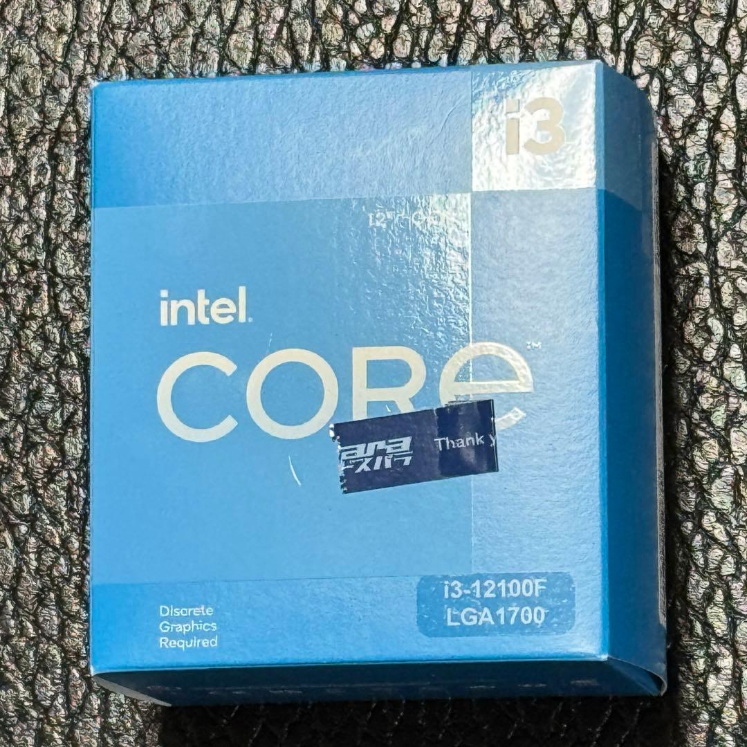 Intel Core i3-12100F CPU LGA1700 使用僅少