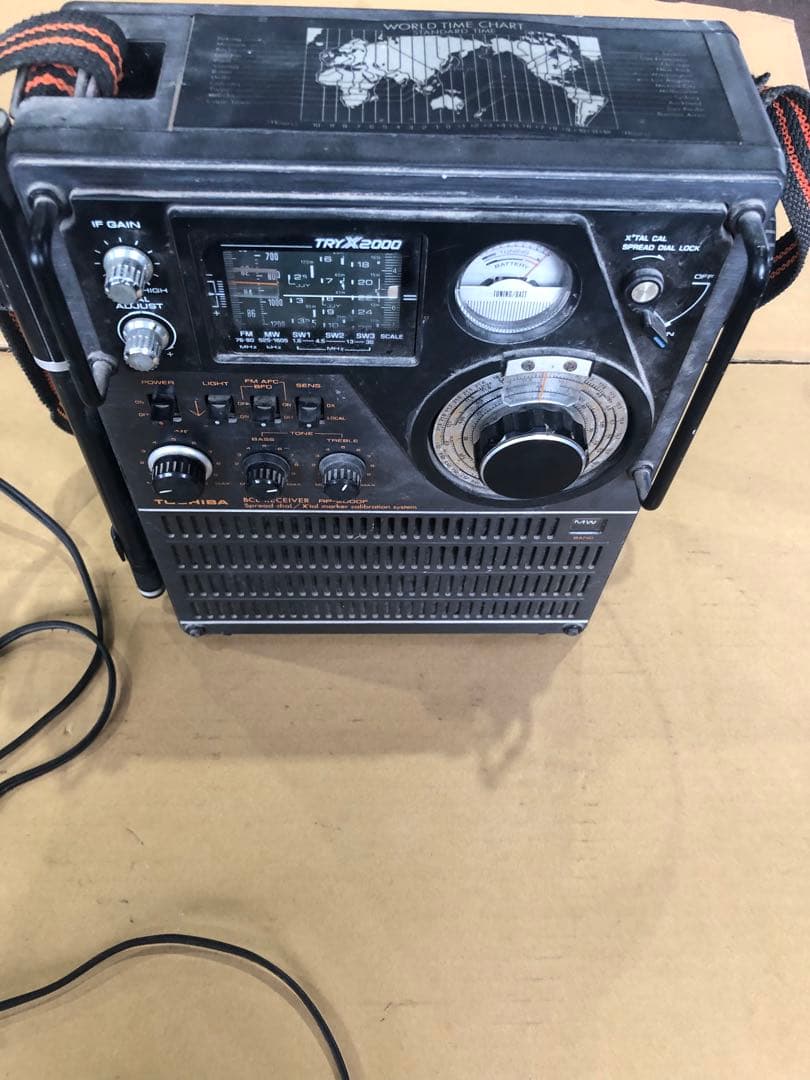 TOSHIBA 東芝　RP-2000F　TRYX2000　BCLラジオ　5バンド