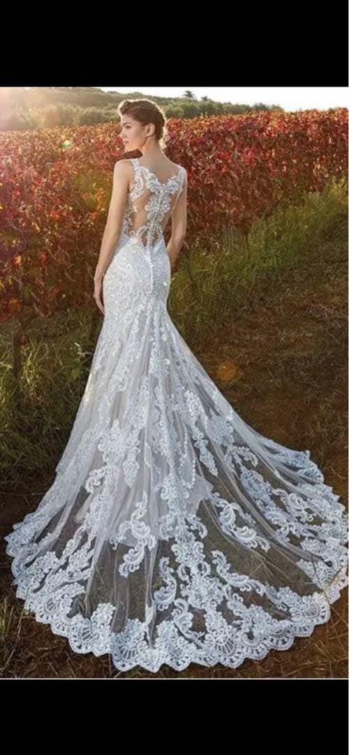 マーメイドウェディングドレス　セミオーダー　お値下げしました‼️