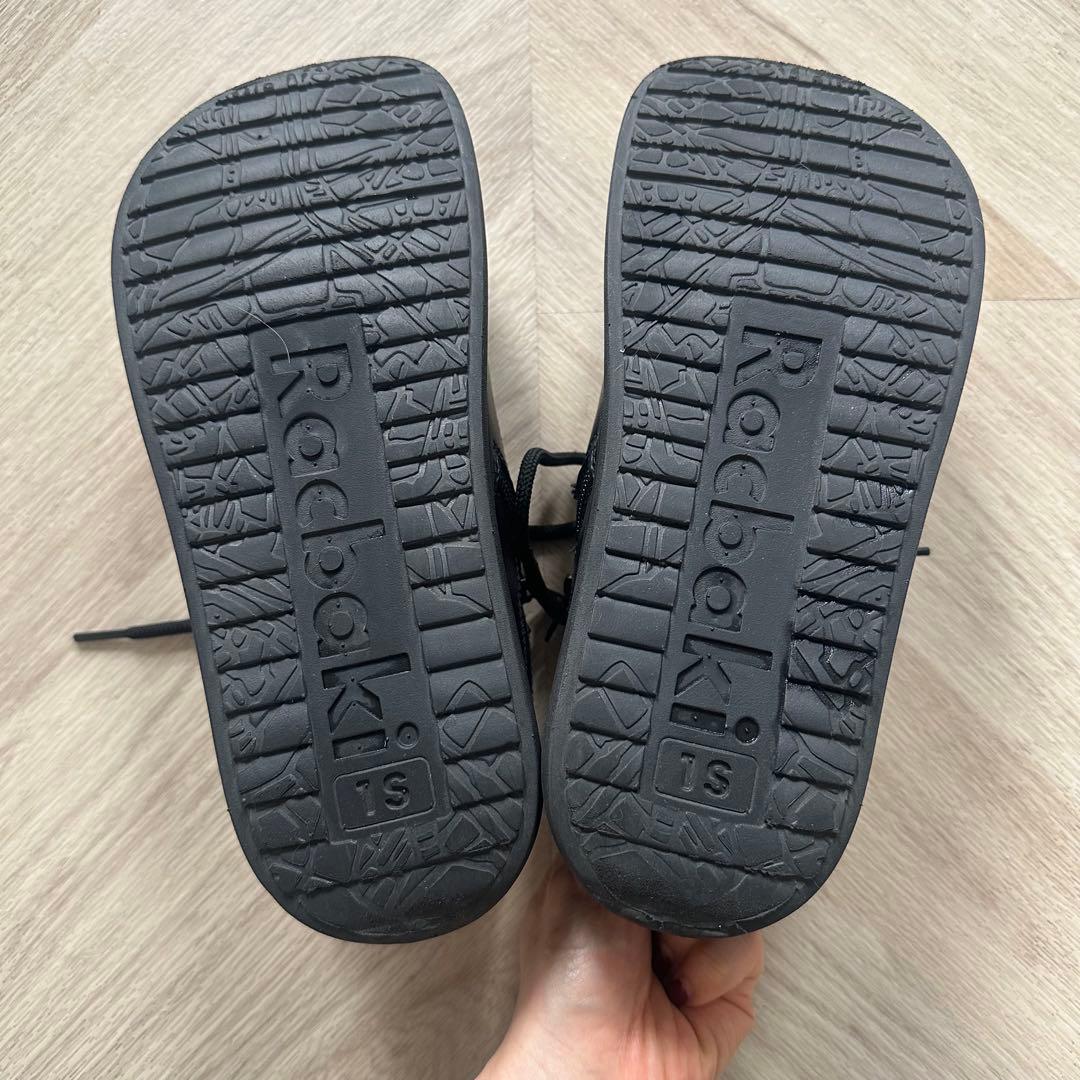 【 公式完売・Sサイズ 】Racbaki ラクバキデッキスニーカー ブラック