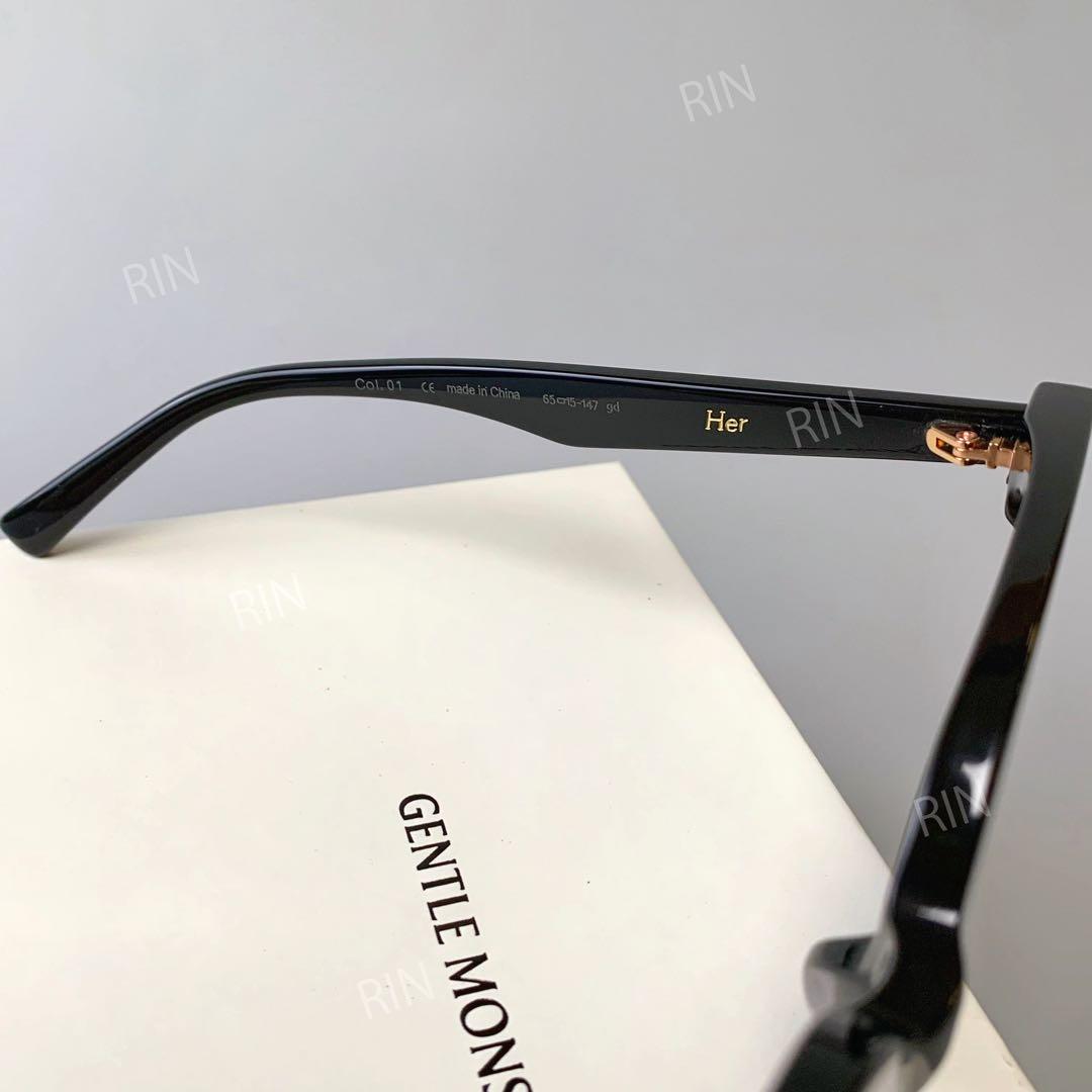 ジェントルモンスター HER ブラック サングラス