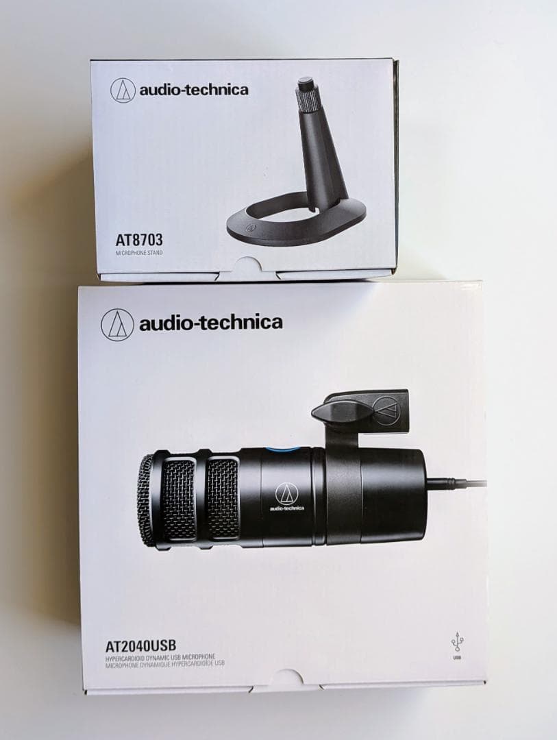 audio-technica AT2040USB マイク&スタンド