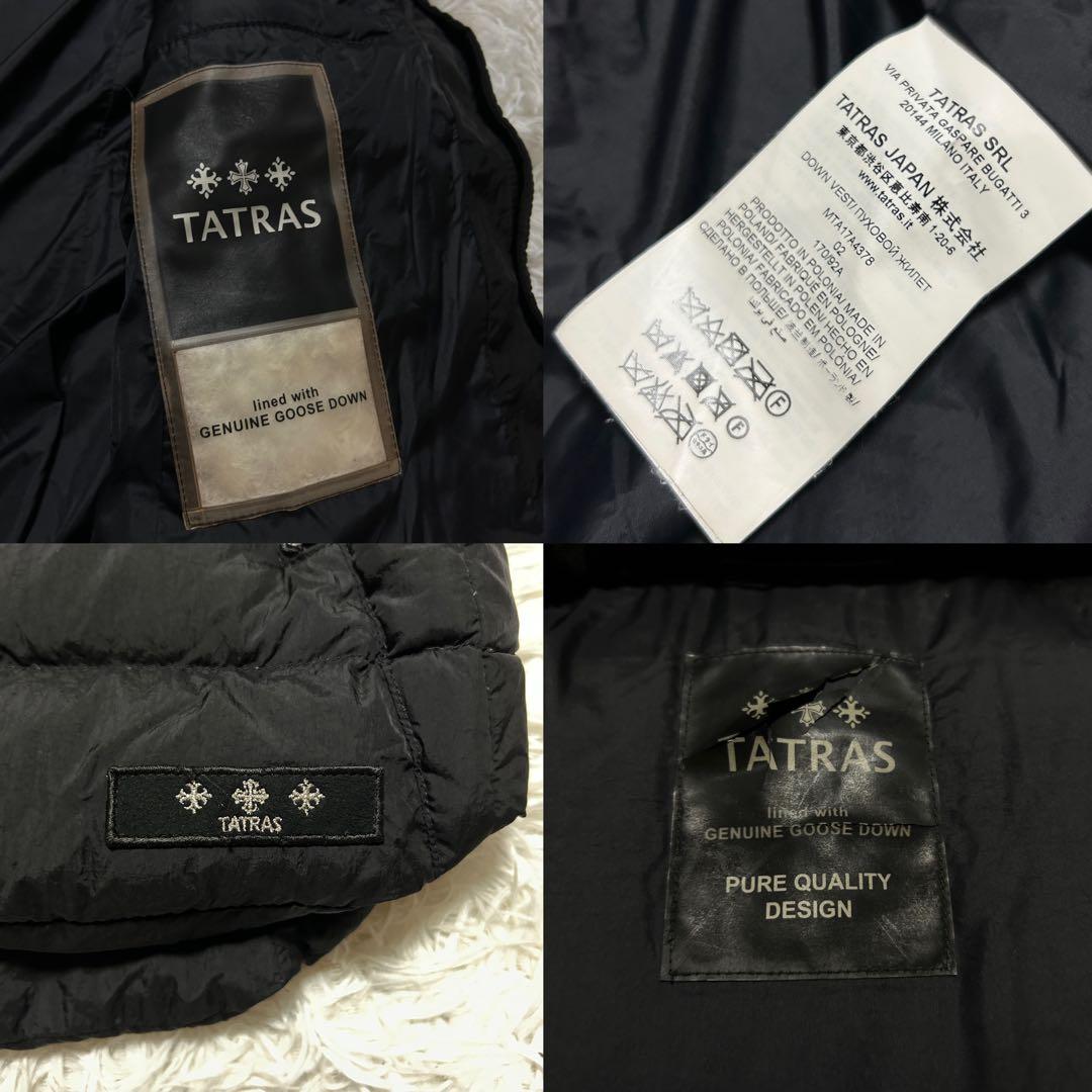 TATRAS タトラス 黒 ダウンベスト 2 ブラック クローネ