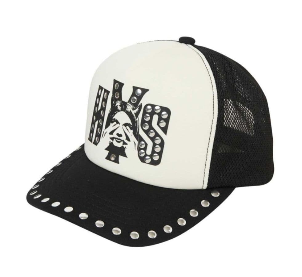 ヒステリックグラマー SEE NO EVIL スタッズメッシュキャップ