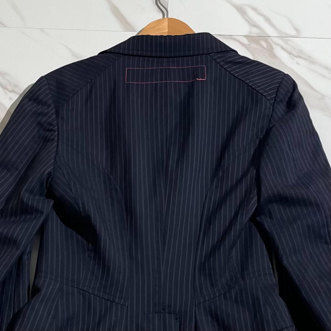 希少　ジュンヤワタナベマン　ピンク　チェーンボタン　燕尾　ロングジャケット