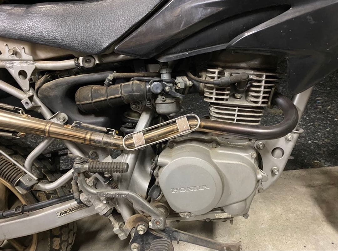 HONDA XR100 ステンレス マフラー 中古