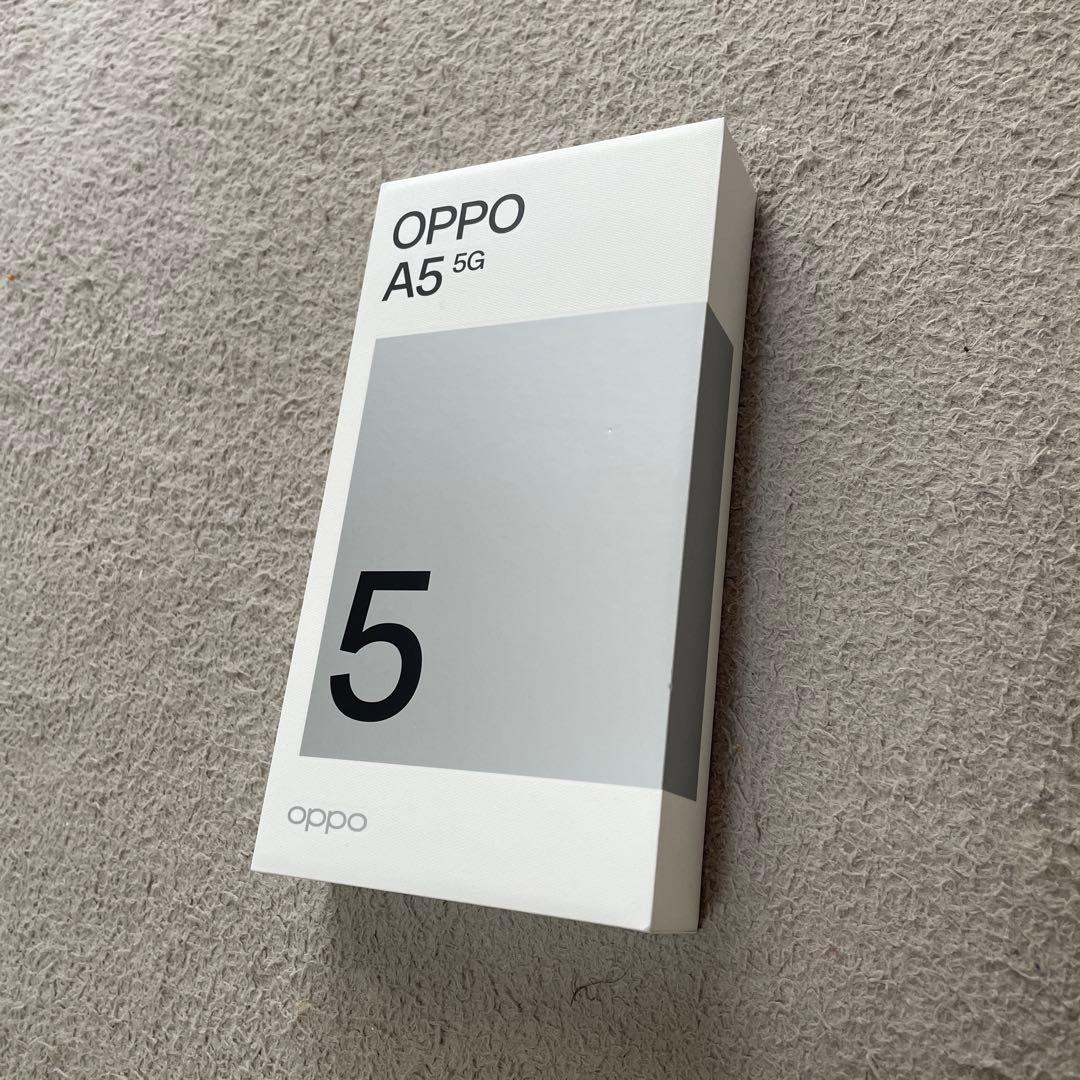 OPPO A5 5G 本体 グリーン　新品未使用　128GB