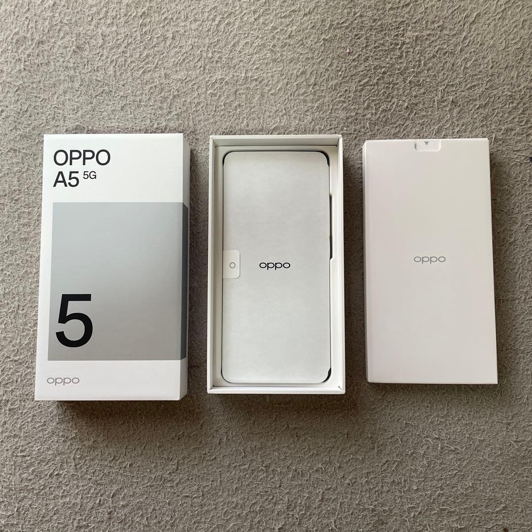 OPPO A5 5G 本体 グリーン　新品未使用　128GB