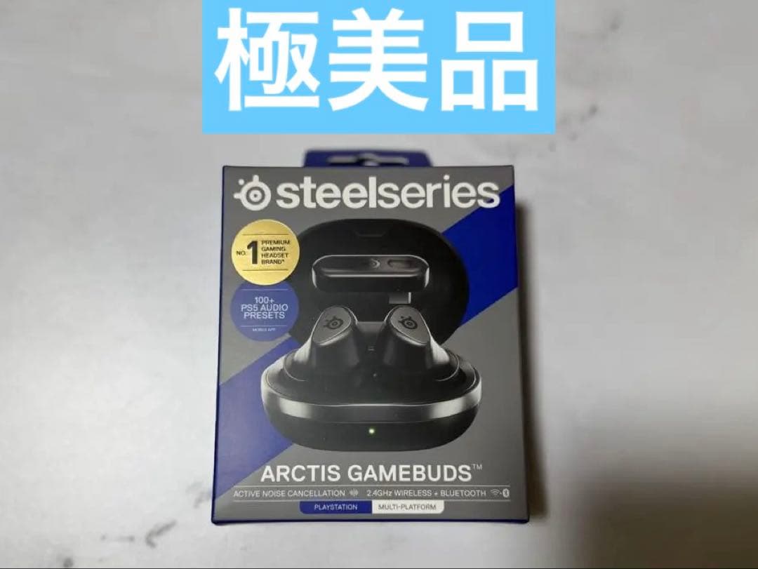 【極美品】SteelSeries Arctis GameBuds BLACK