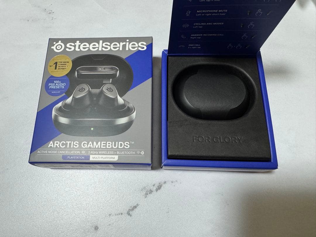 【極美品】SteelSeries Arctis GameBuds BLACK