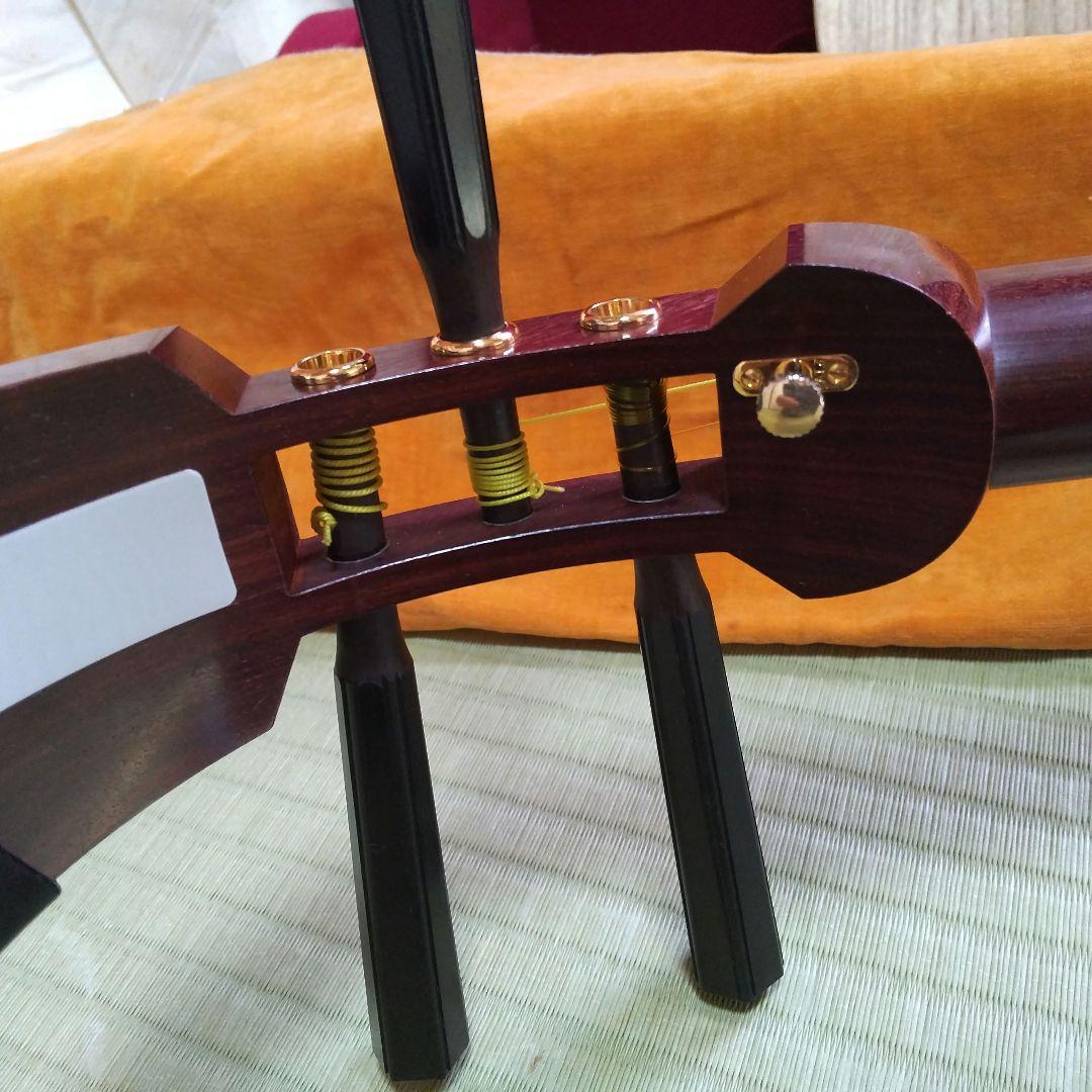 ✨ 美品 ★三味線 & ケース付 【短棹寄り】