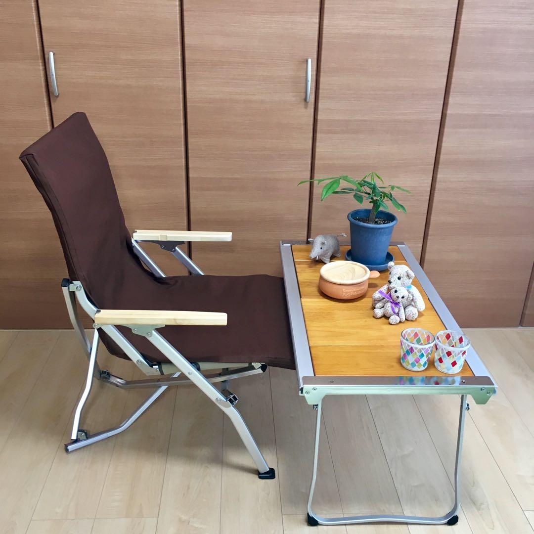 ブラウン 2枚フルセット ローチェア30用 10号帆布カバー ポケットあり