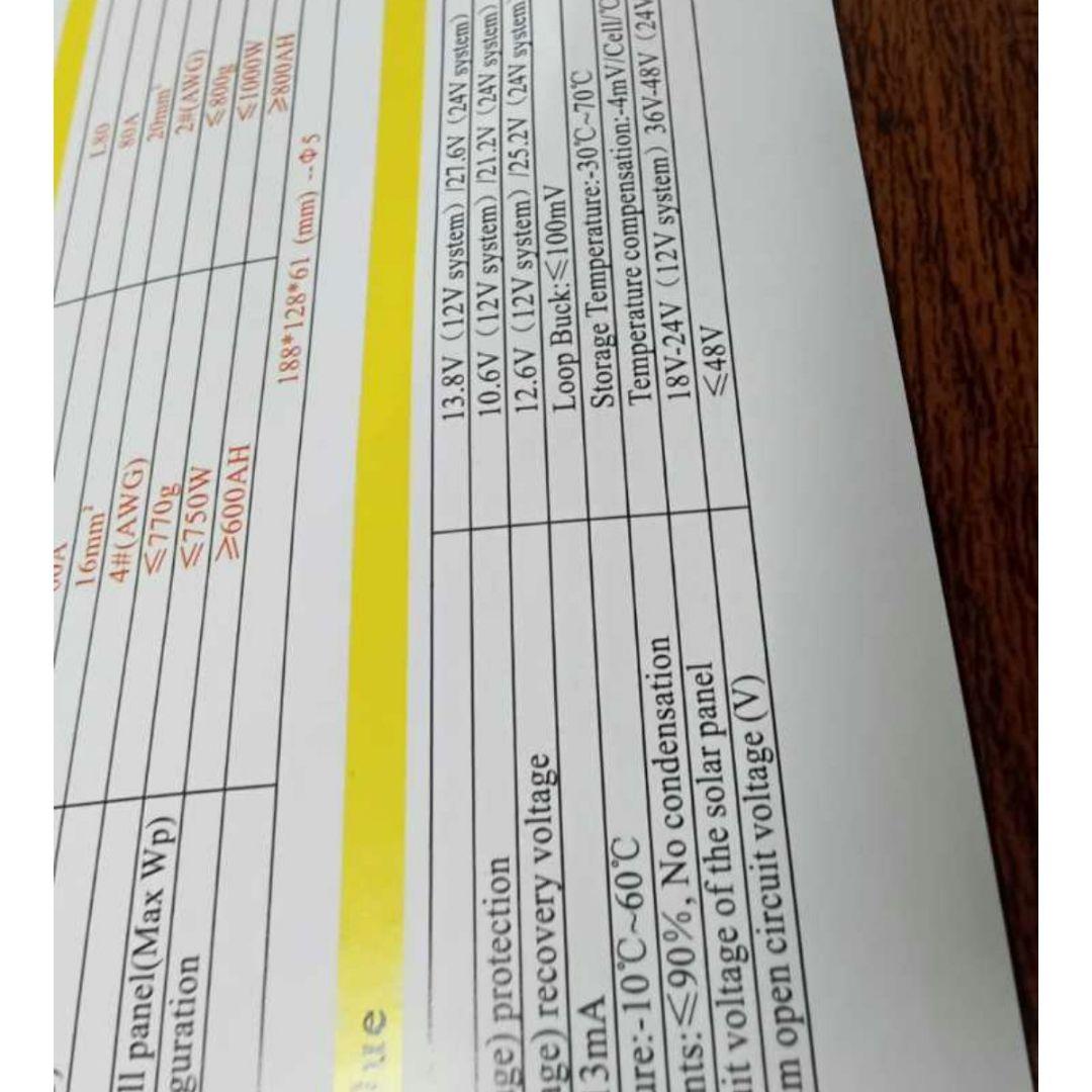 MPPT 60A ソーラーチャージャーコントローラー豊中即日発送