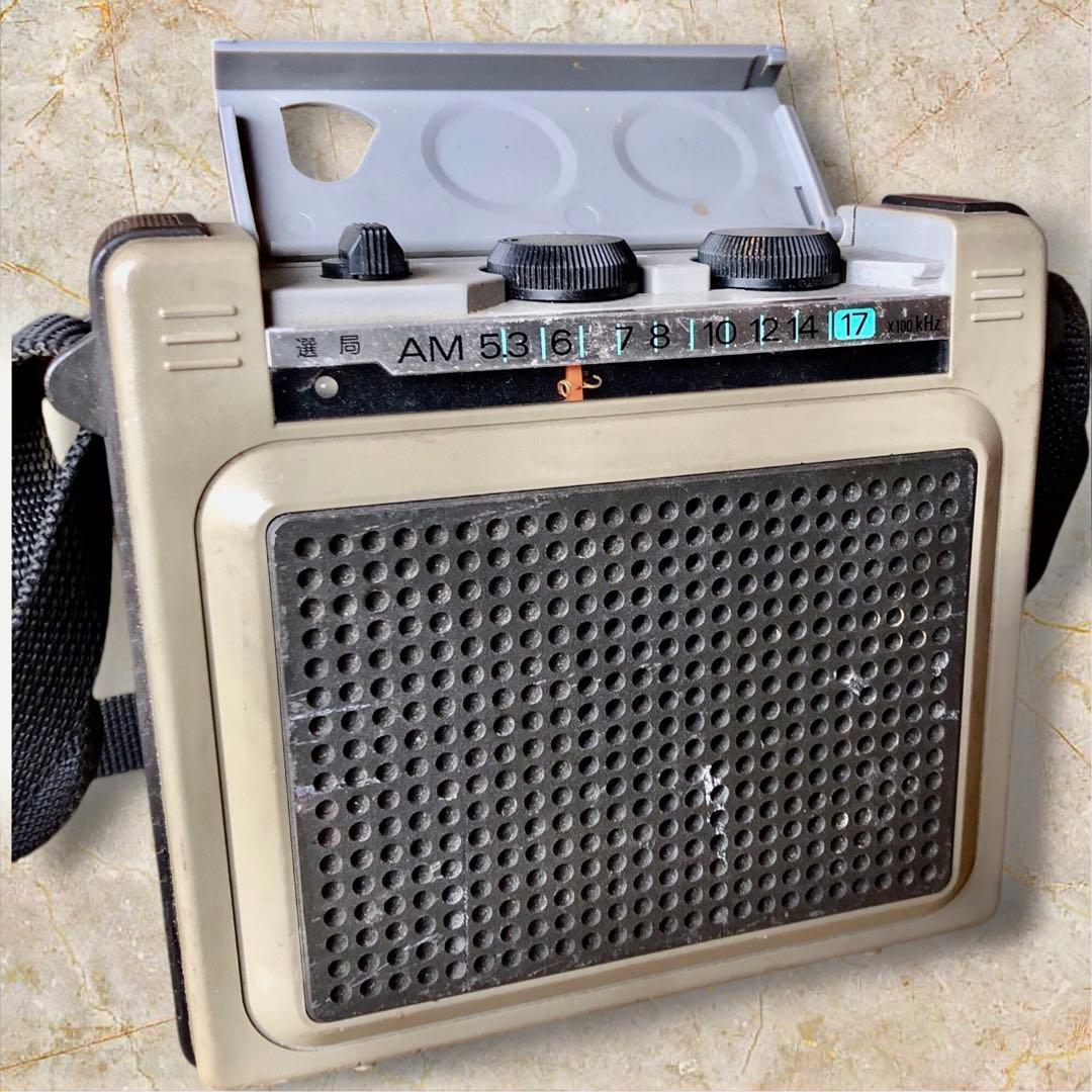 昭和レトロ　サバイバルラジオ　ソニー　SONY ICR-S71 AMワイドカバー