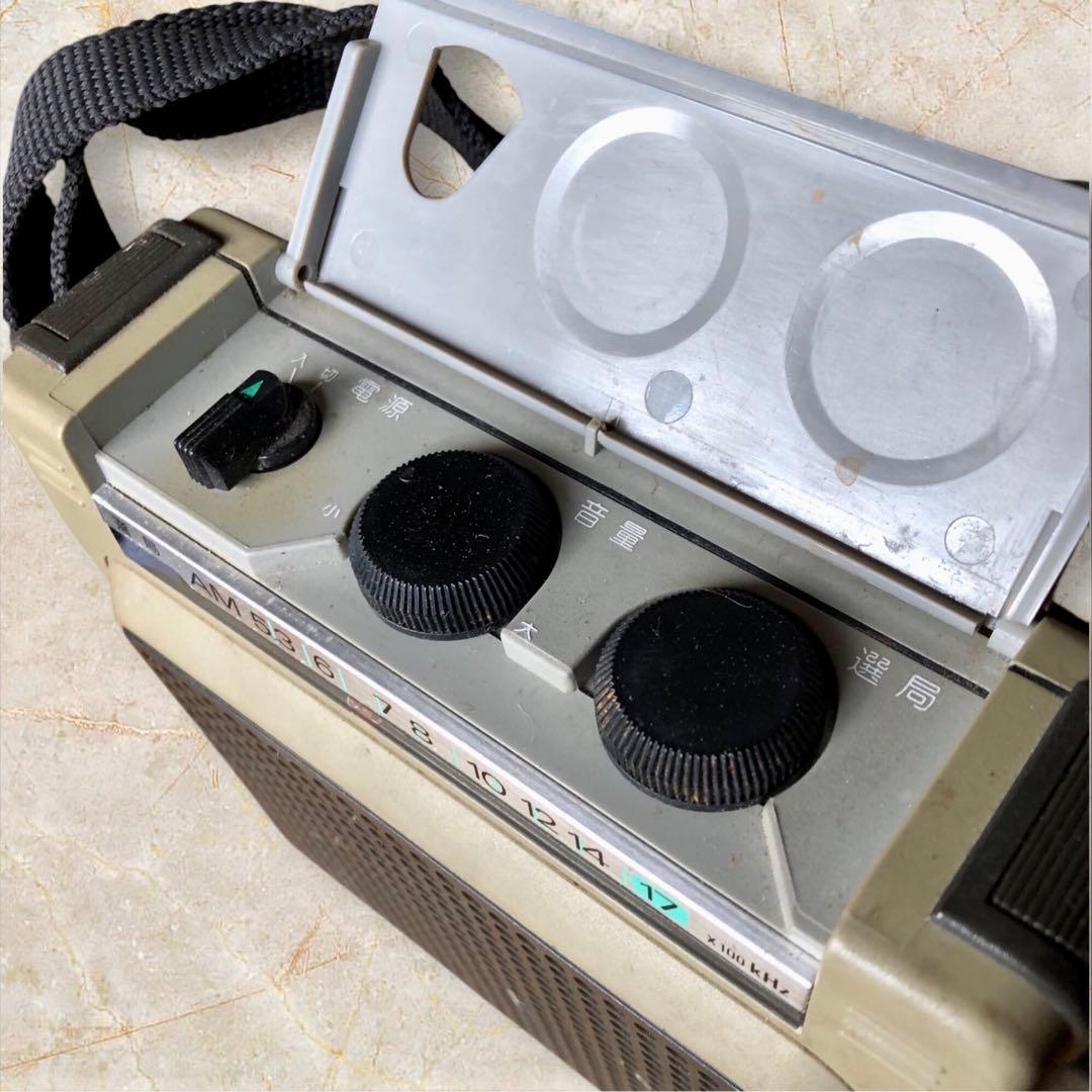 昭和レトロ　サバイバルラジオ　ソニー　SONY ICR-S71 AMワイドカバー