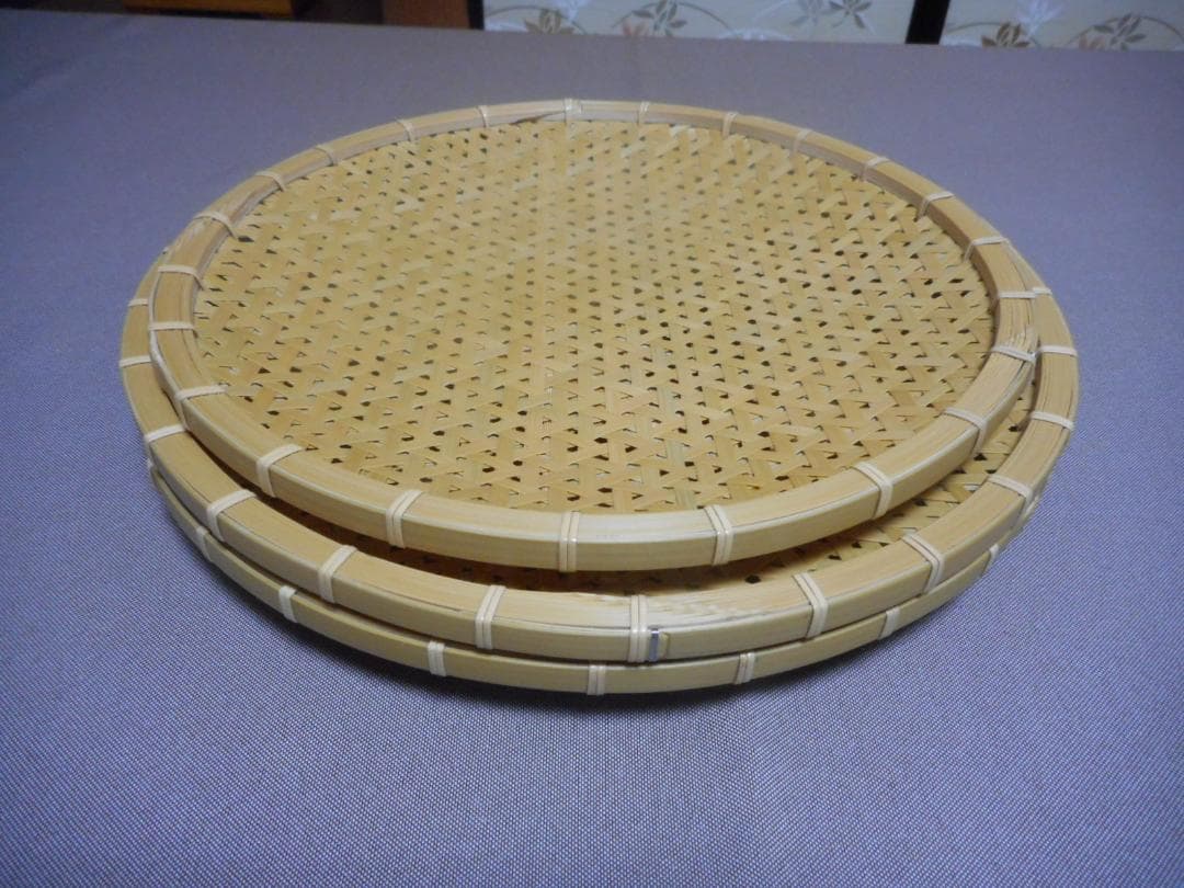 【竹細工】たか　鉄線編みざる