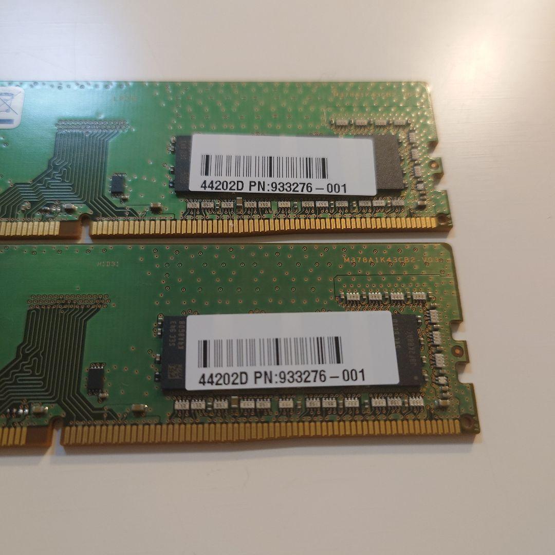 【2枚セット】Samsung DDR4-2666 16GB(8GB×2)
