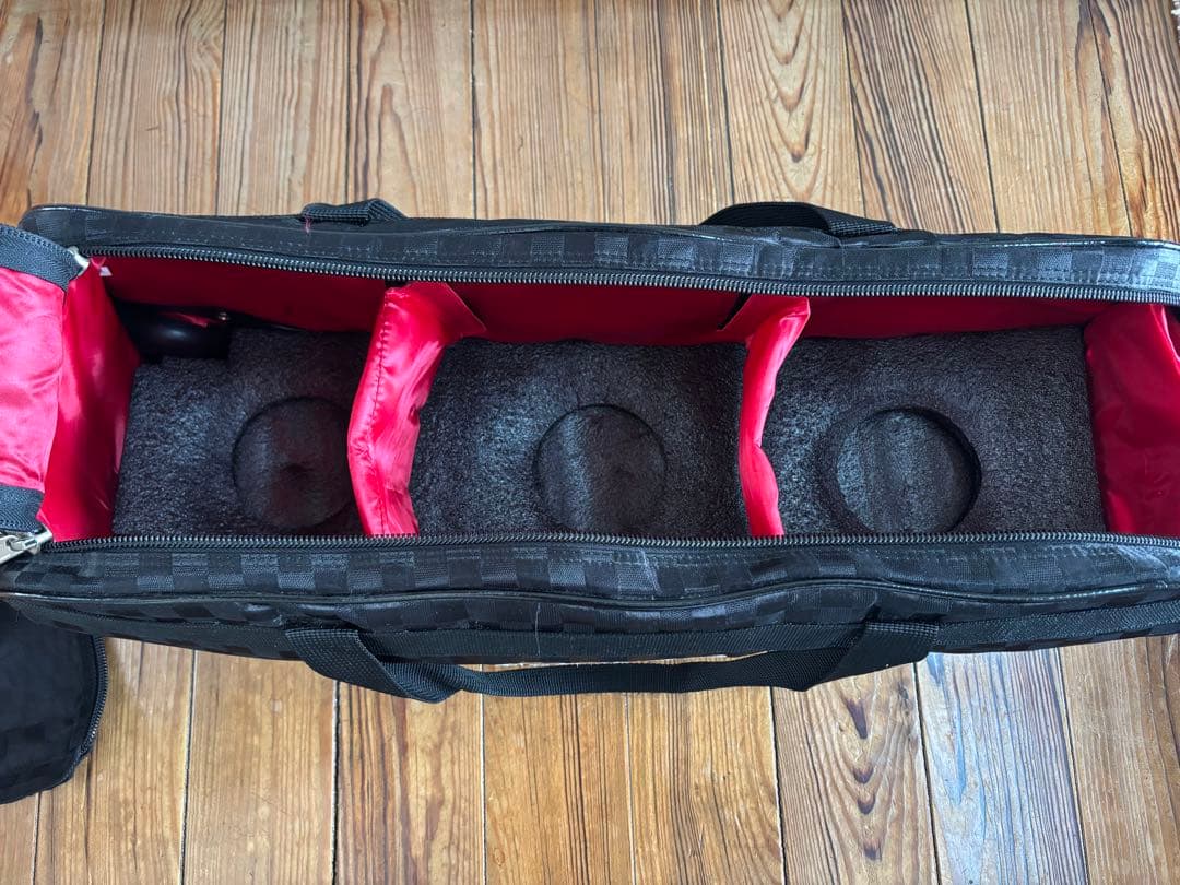 storm ボウリングボールバッグ　3個入り　タイヤ付き ボウリング バッグ