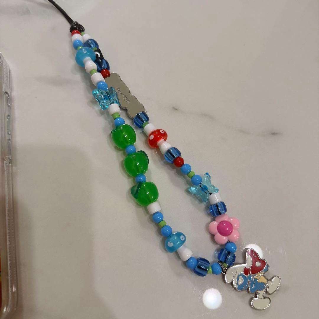 ケースティファイ iPhone17pro スマーフ ケース スマホチャーム