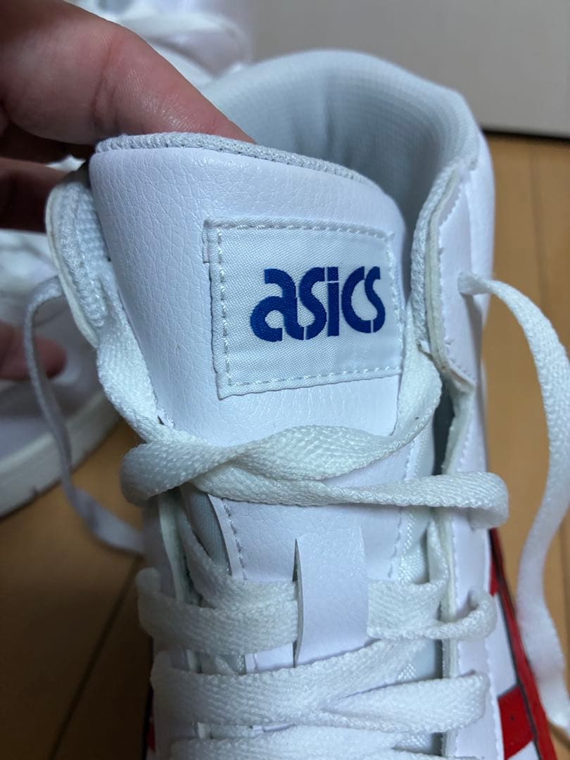 美品asics Japan L Mid classic Red 1191A313