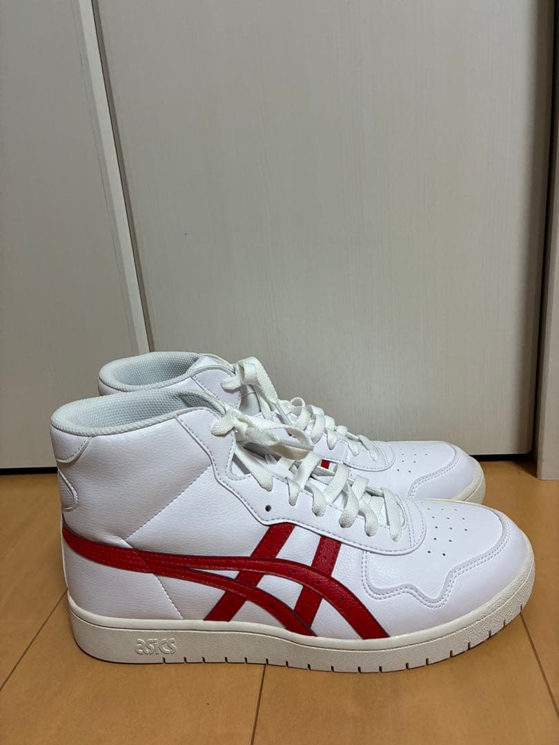 美品asics Japan L Mid classic Red 1191A313