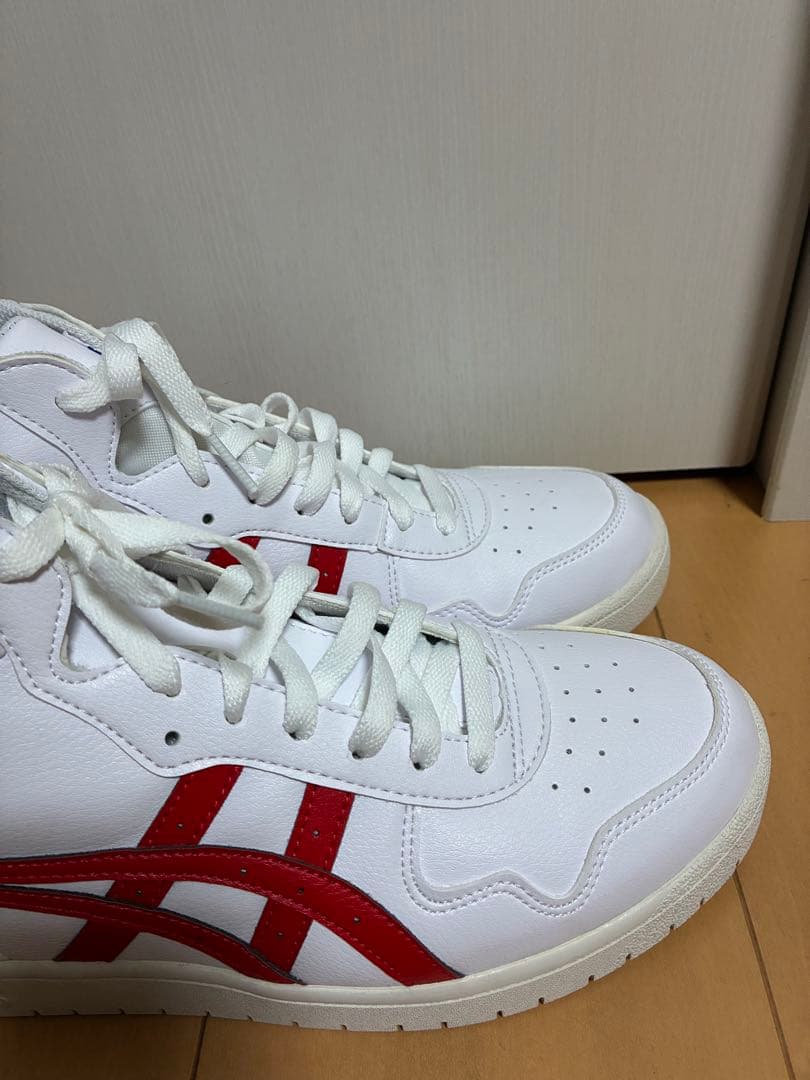美品asics Japan L Mid classic Red 1191A313