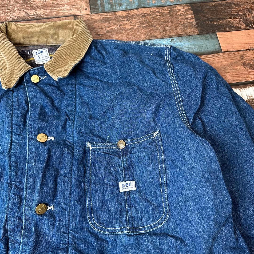 極美品　60S 70S ヴィンテージ古着　Lee デニムカバーオール 81-LJ