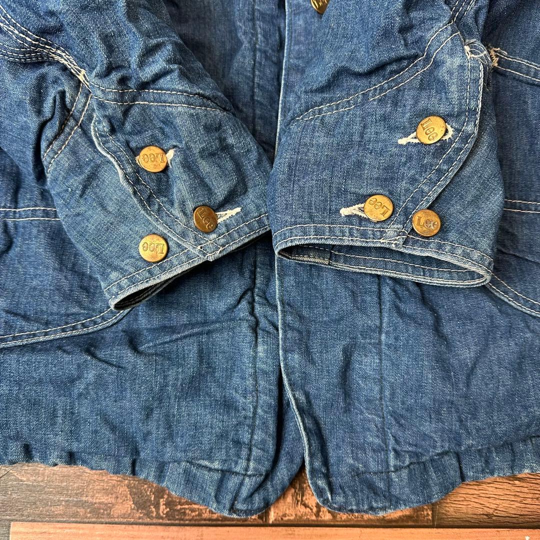 極美品　60S 70S ヴィンテージ古着　Lee デニムカバーオール 81-LJ