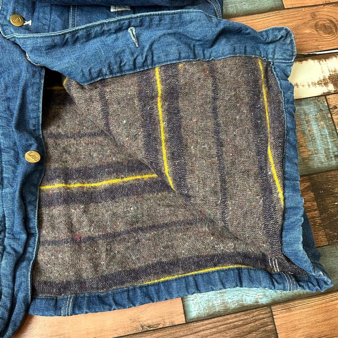 極美品　60S 70S ヴィンテージ古着　Lee デニムカバーオール 81-LJ