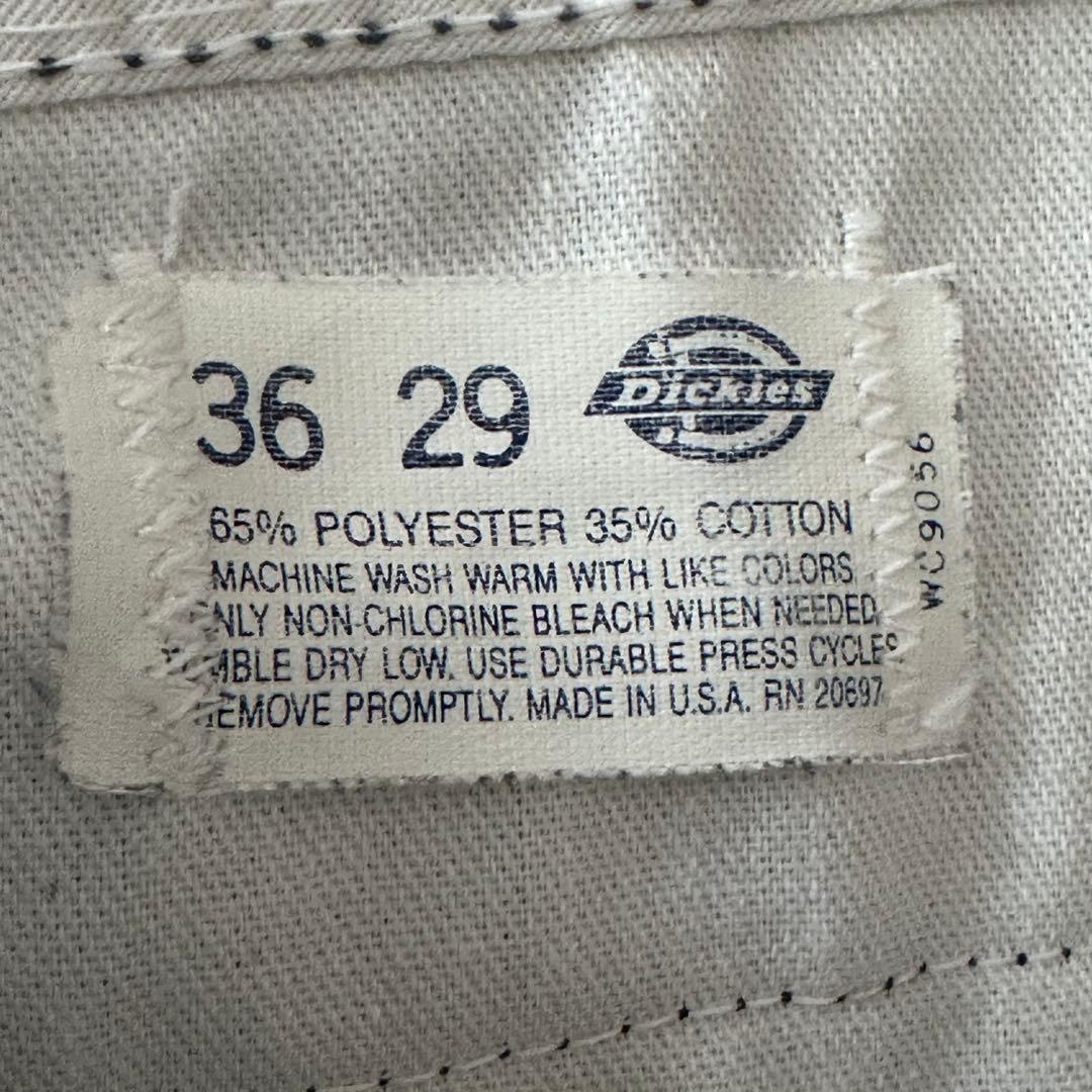 美品 80s USA製 dickies874 チビタグ ネイビー W36