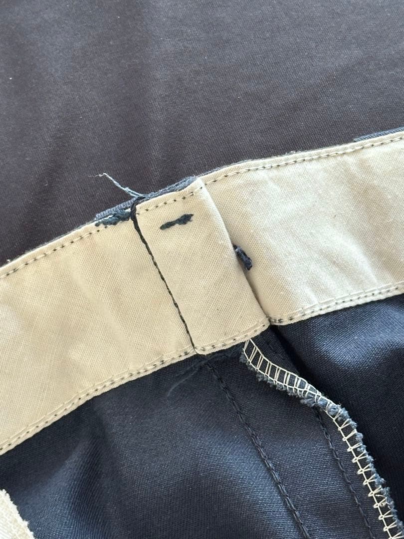 美品 80s USA製 dickies874 チビタグ ネイビー W36