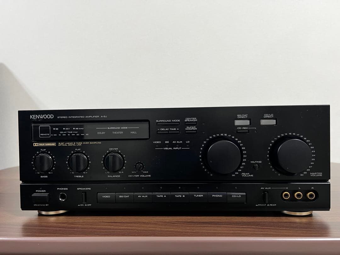 KENWOOD プリメインアンプ ブラック